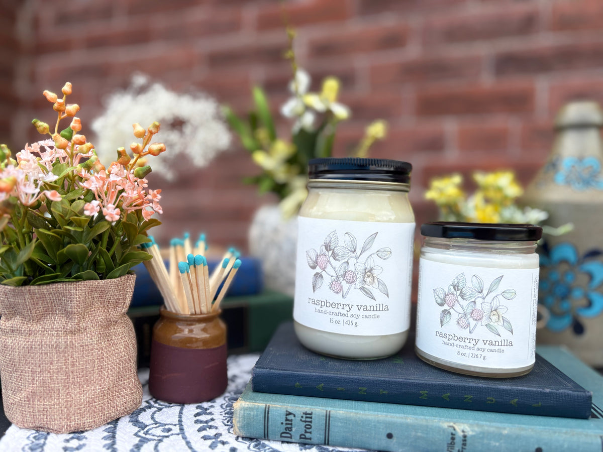 Raspberry Vanilla Candle