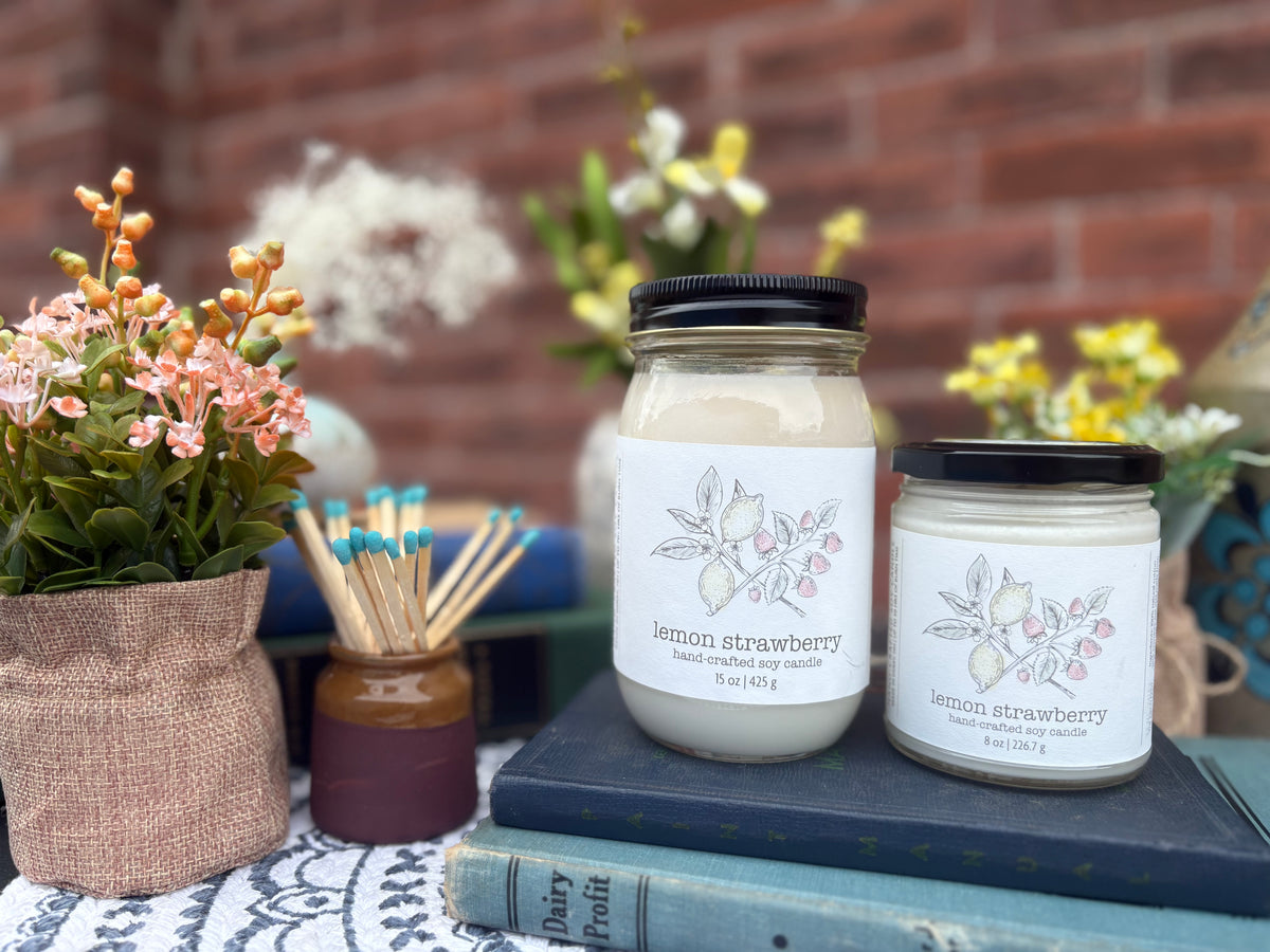 Lemon Strawberry Candle